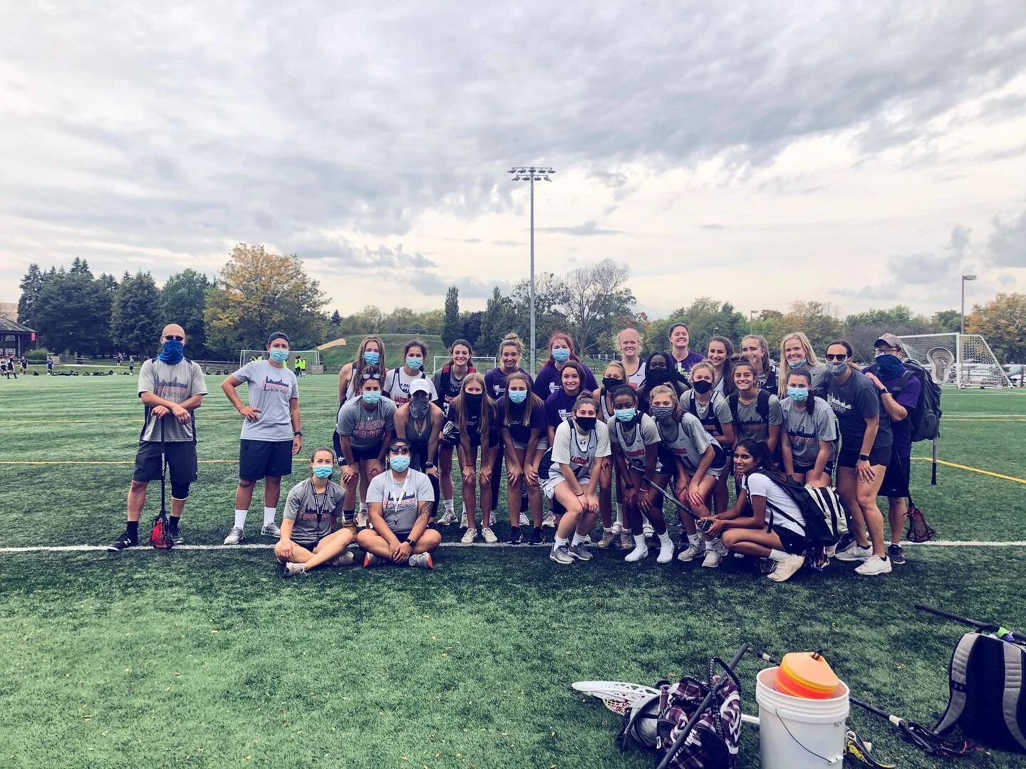 Yesterday over 50 Lakeshore coaches & high school players came together to run week 1 of Laxapalooza • a 4-week clinic series for our IGLA, Lakeshore Rec & youth Midwest Select Teams. Our Rules Day focused on teaching skills related to c