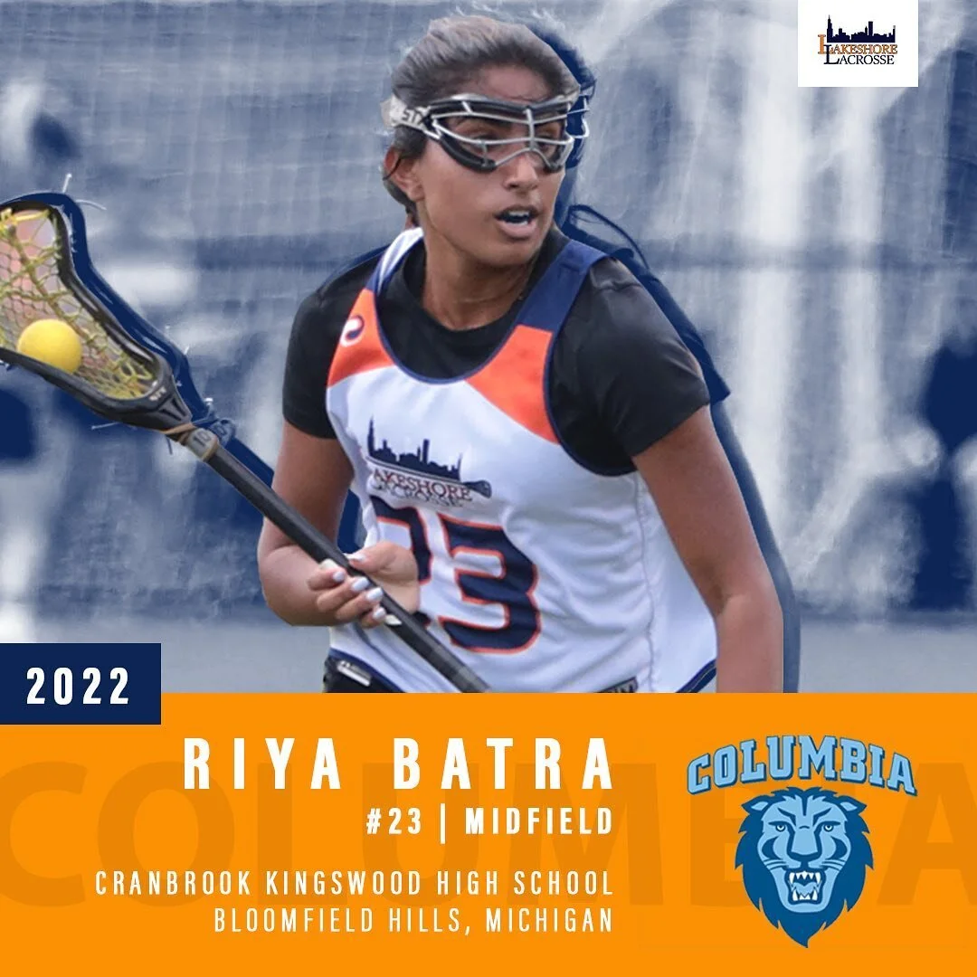 Extending a huge congrats to @lakeshorelax2022 midfielder @_riyabatra on her verbal commitment (admissions process) to @culionslax 🦁
-
Thrilled to help this shared @monarchgirlslax player achieve her goal of collegiate lacrosse 🥍
-
#family #recrui