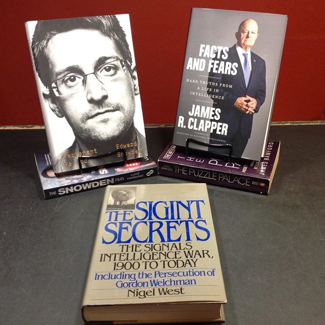 Spy vs Spy 
#thebooklady #thebookladybookstore #books #espionage #nsa #snowden