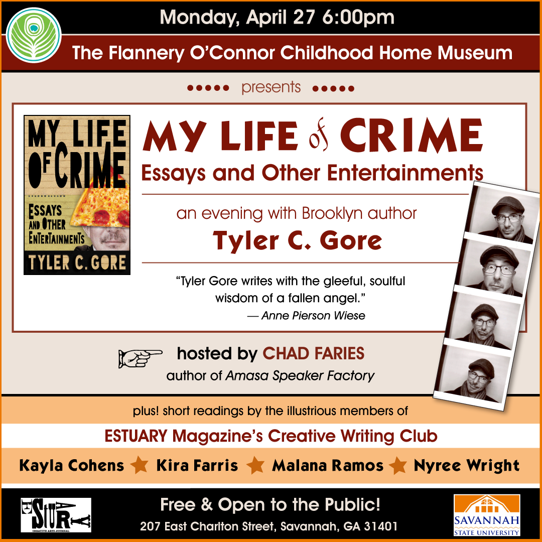 Free Reading in the Historic Parlor of Flannery O'Connor, Savannah's Most Famous Author
