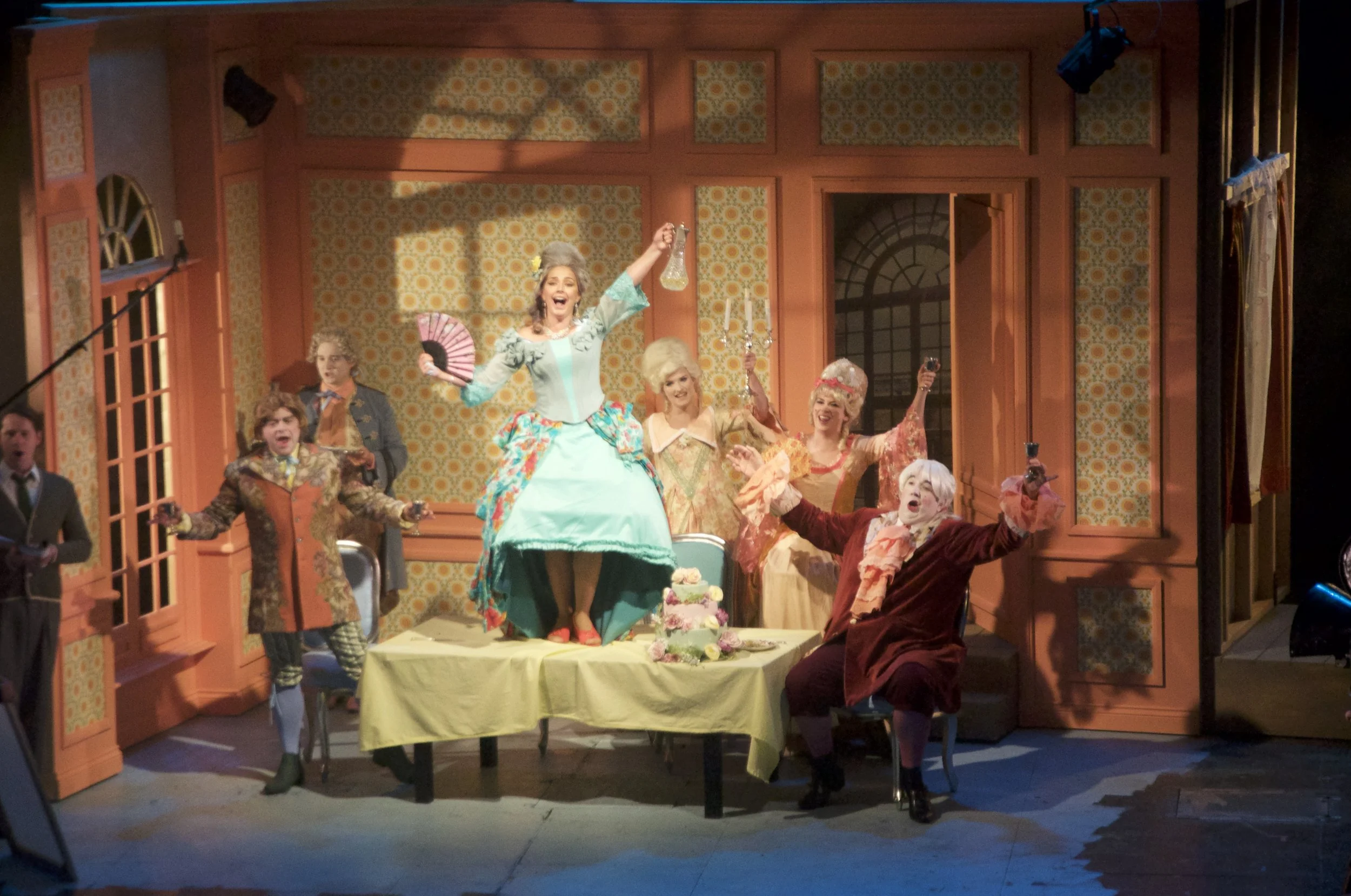 La Traviata - Longborough Festival Opera Director - Daisy Evans Designer - Loren Elstein Assistant Designer - Sasha Mani Lighting Designer - Jake Wiltshire