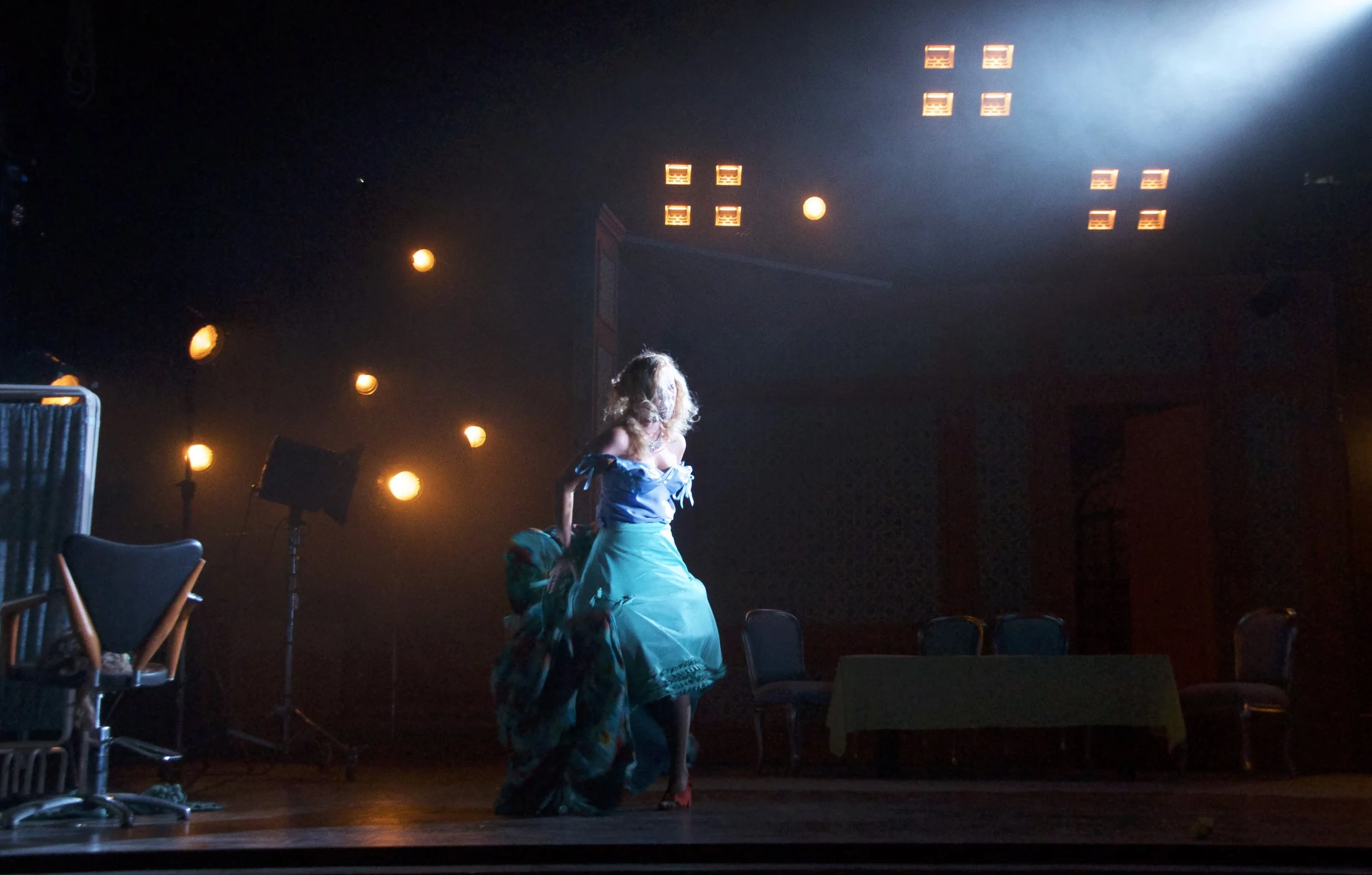 La Traviata - Longborough Festival Opera Director - Daisy Evans Designer - Loren Elstein Assistant Designer - Sasha Mani Lighting Designer - Jake Wiltshire