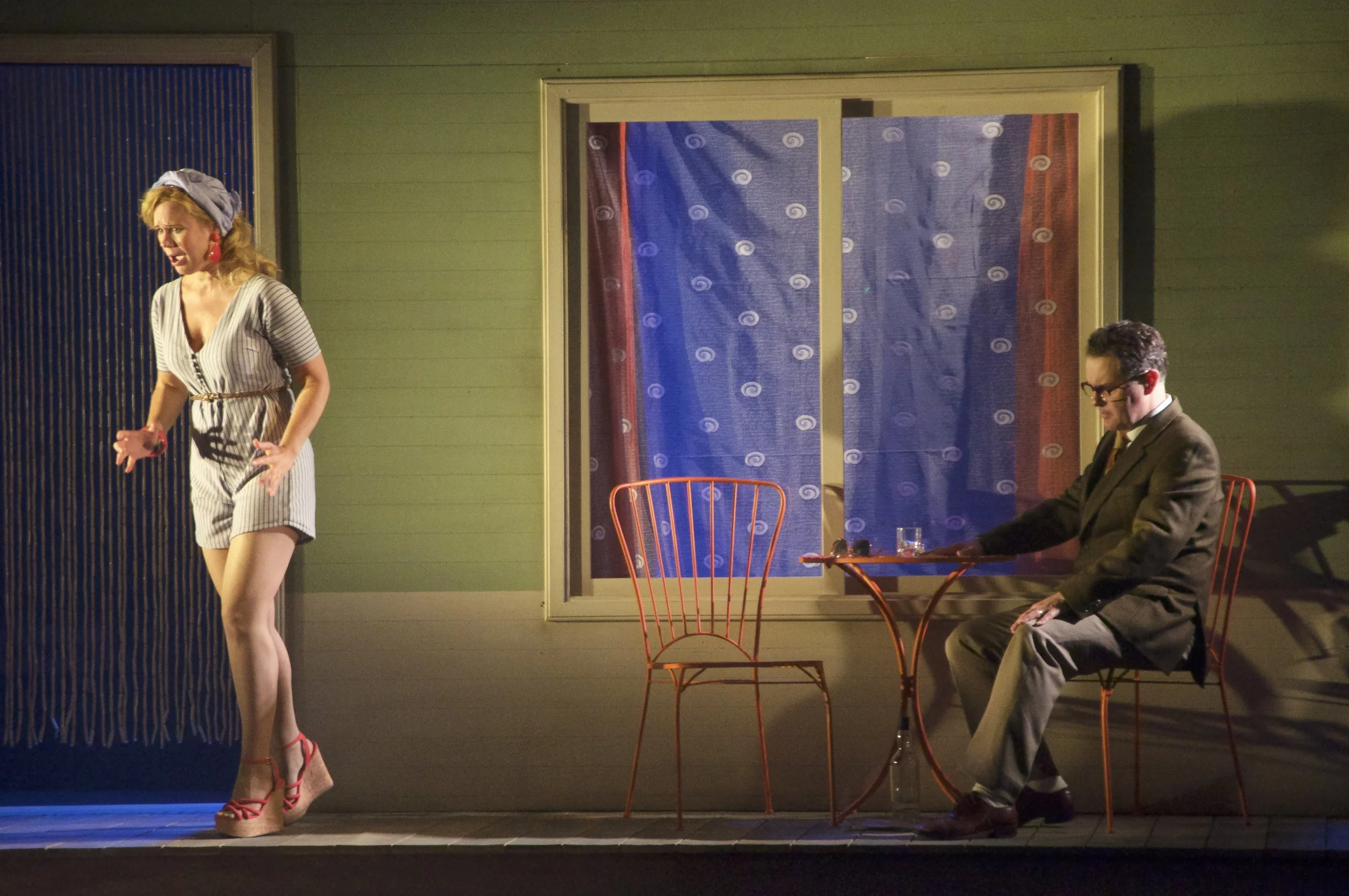 La Traviata - Longborough Festival Opera Director - Daisy Evans Designer - Loren Elstein Assistant Designer - Sasha Mani Lighting Designer - Jake Wiltshire