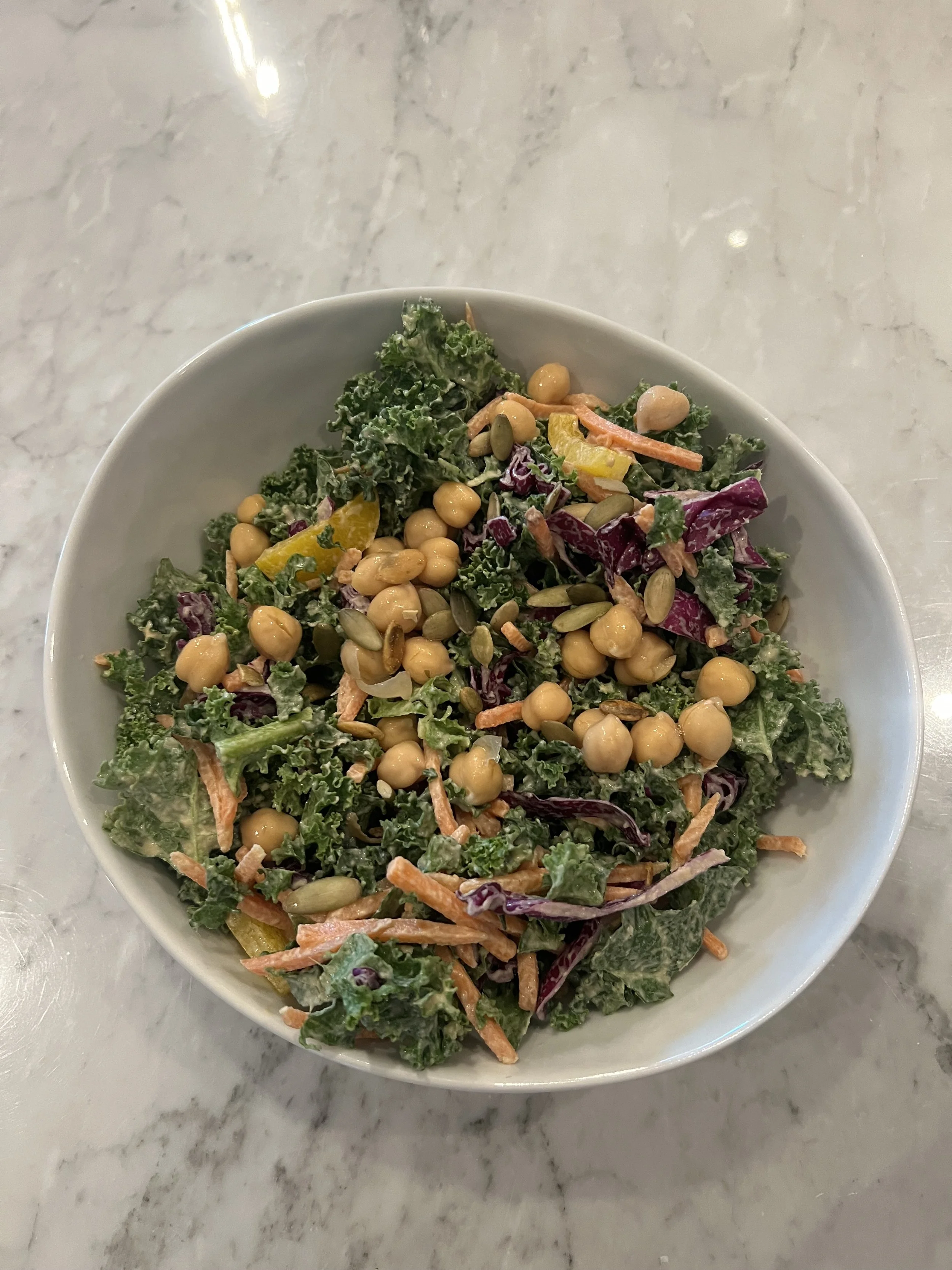 Kale Salad with Maple-Dijon Dressing