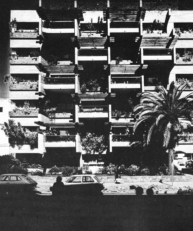 FARAOUI Abdeslem et DEMAZIERES Patrice | Immeuble de logements | Rabat, 1970