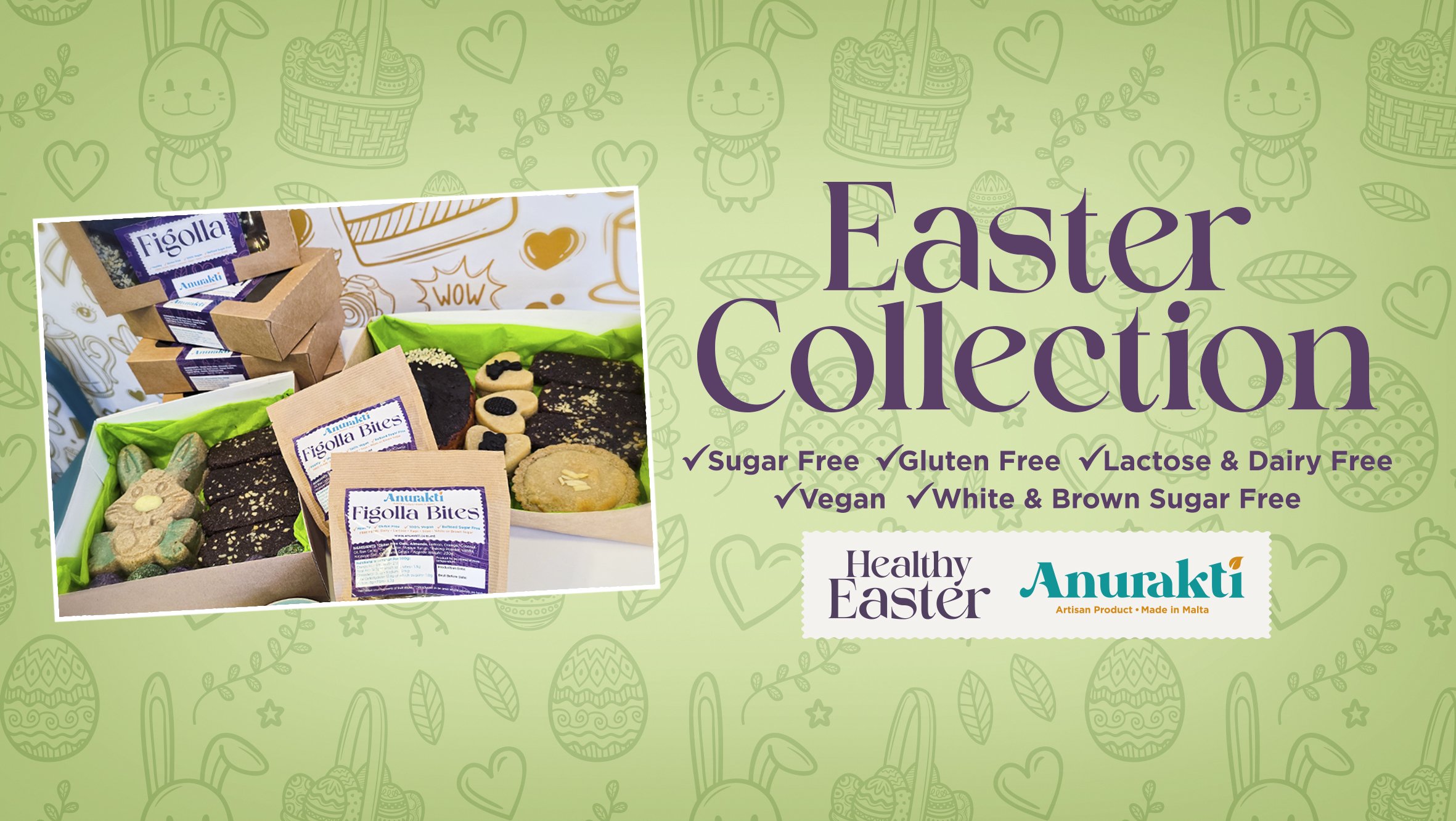 Healthy Easter Treats in Malta (Vegan, Gluten Free &amp; Sugar Free Guide)