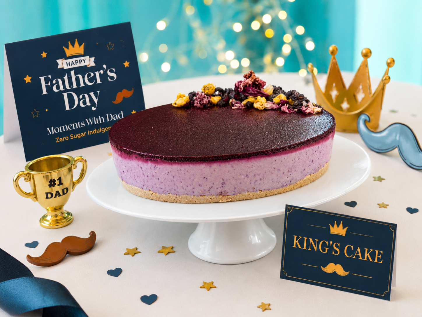 Sugar Free Father’s Day Cakes Malta | Healthy Vegan &amp; Gluten Free Desserts