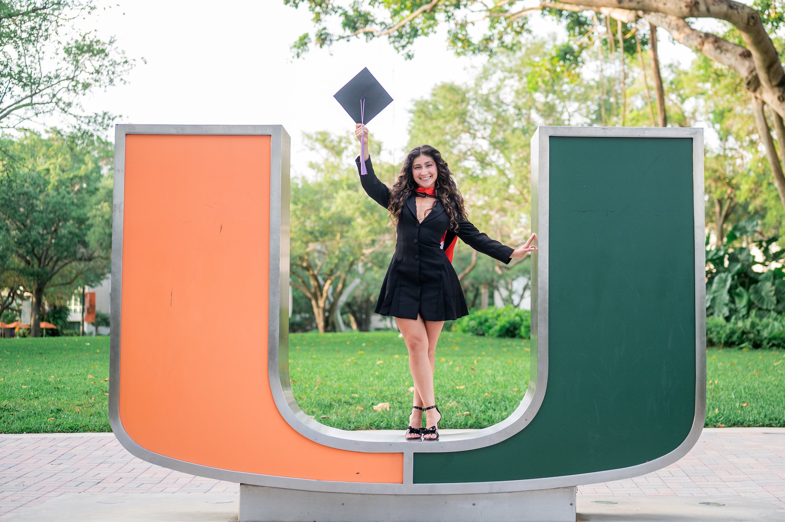 University of Miami Graduation Portraits  {miami grad photographer}