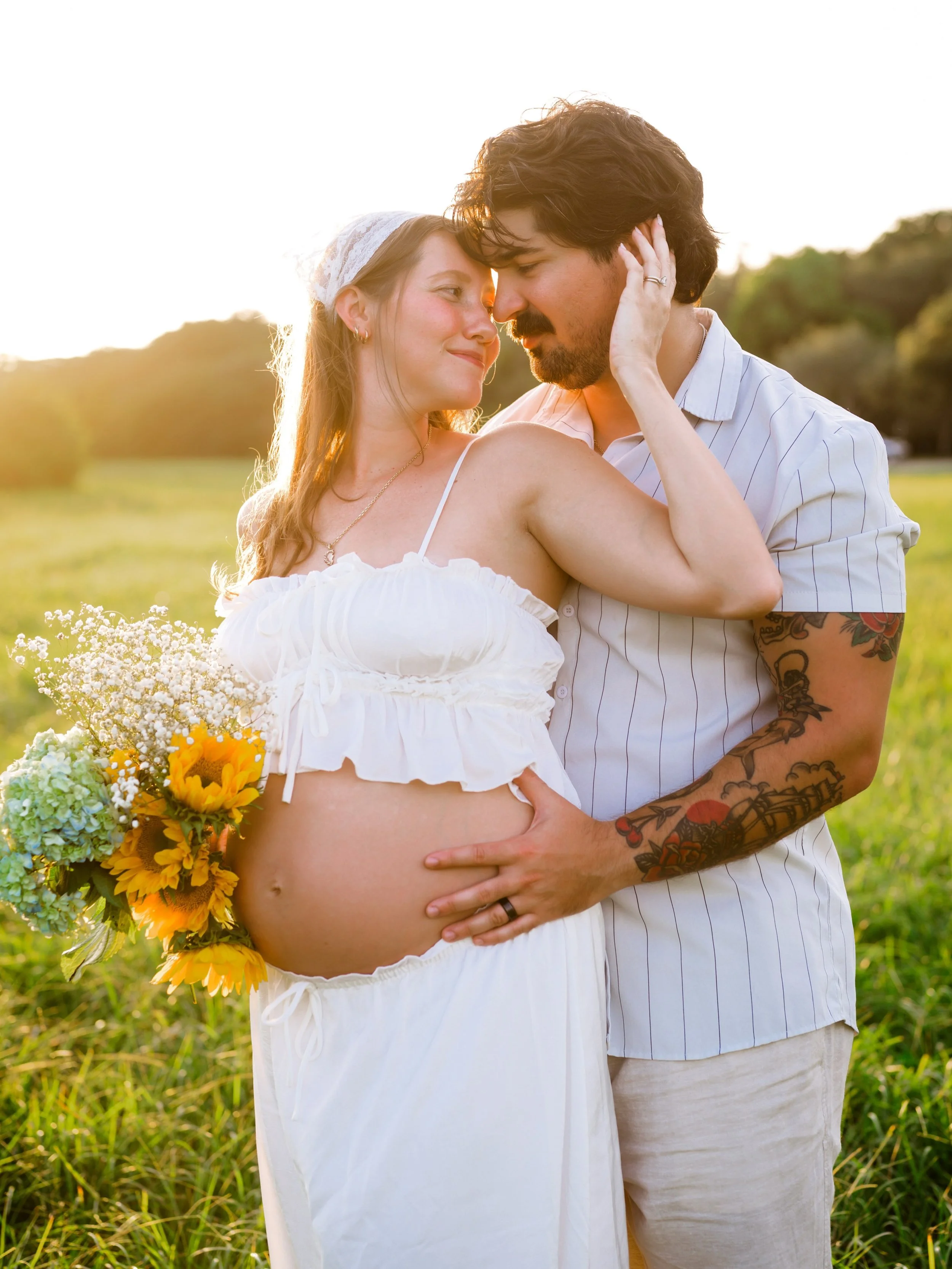 Photographing a couple right before their whole world expands is one of the happiest parts of my job as a photographer. First babies have a way of making everyone around them a little emotional, myself included. I feel so lucky I get to be there with