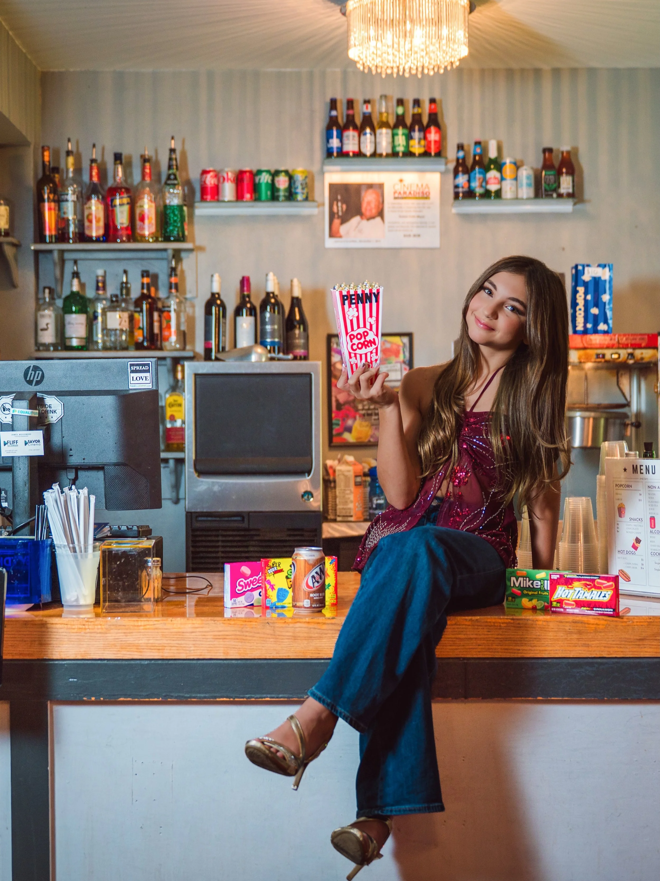 When this mom told me she wanted her daughter&rsquo;s bat mitzvah preshoot to take place in a vintage movie theater, I was so excited!  She found the perfect spot, and Penny fit the vibe perfectly.  I love how these photos turned out! 

If you are pl