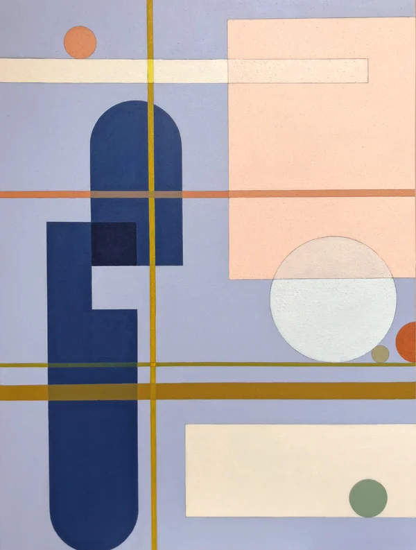 DISARTICULATED NAVY ARCHES WITH GOLDEN STRIPES