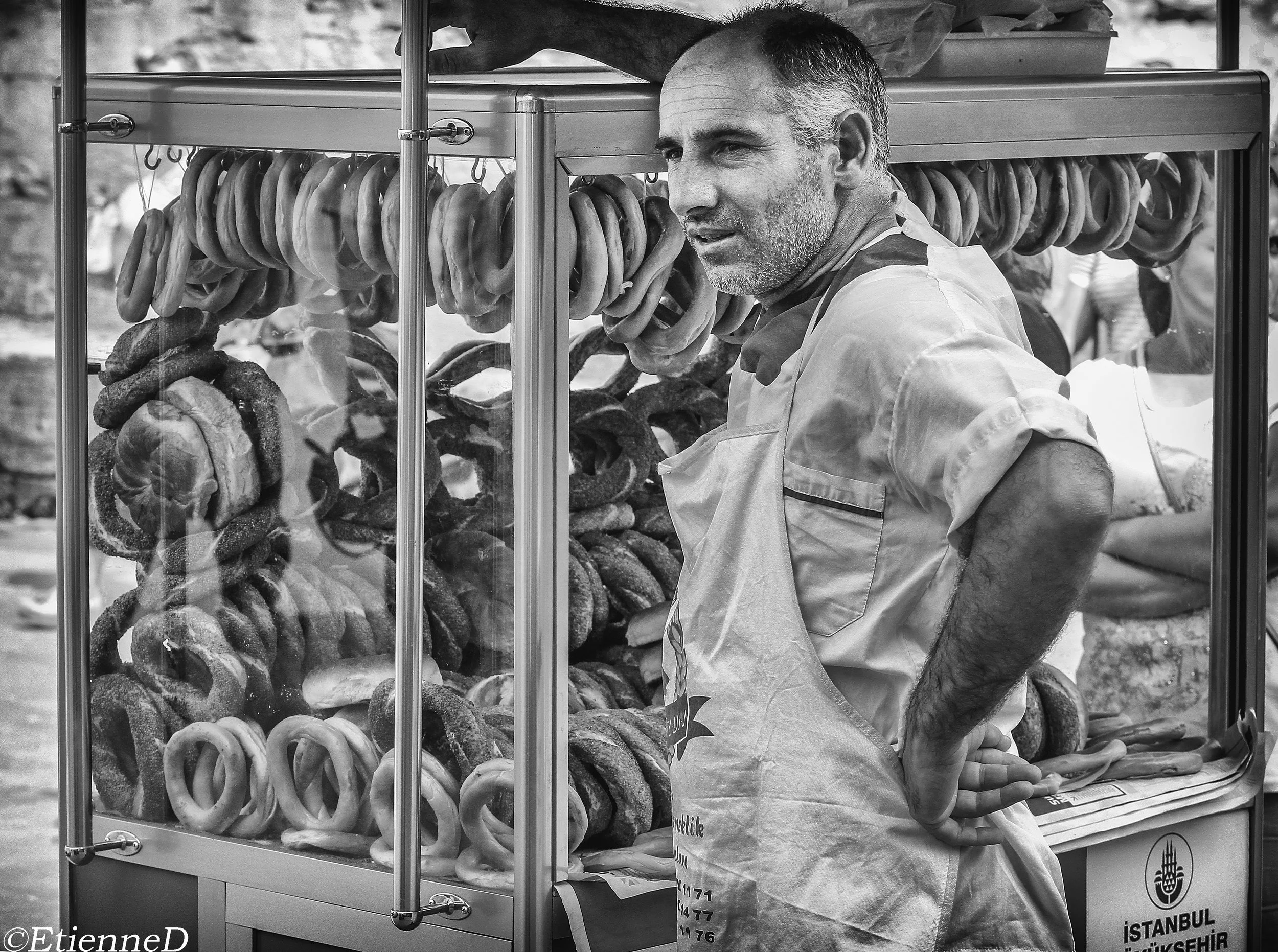 The best bagels, Istanbul, Turkey.