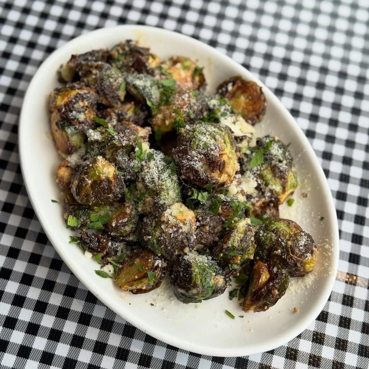 Brussels sprouts 🌱 are still on the menu , roll through and snag some before they start plotting world domination. 😜 Then hit the handmade pasta from @grassapdx and restore balance to the universe. ❤️ We are open regular hours today 11am-10pm. 
&bu