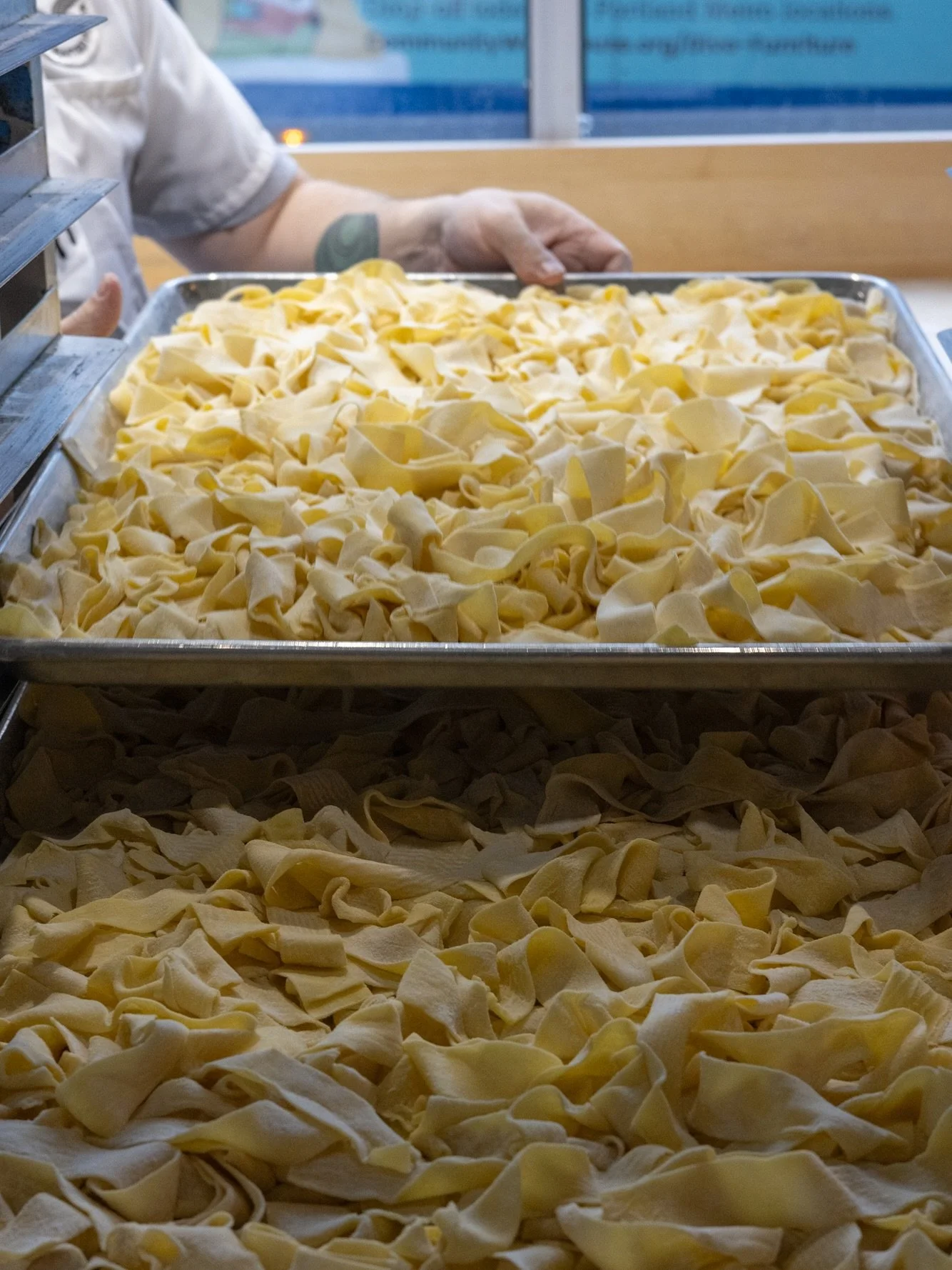 Must ❤️ noods. 😋 

We&rsquo;re here for all your fresh, handmade pasta needs !✨ Open regular hours today 11am&ndash;10pm because carbs never tasted this good. Grab a friend, show up for lunch, and let&rsquo;s twirl! 🍝💃

📸 @alanweinerphotos 
&bull