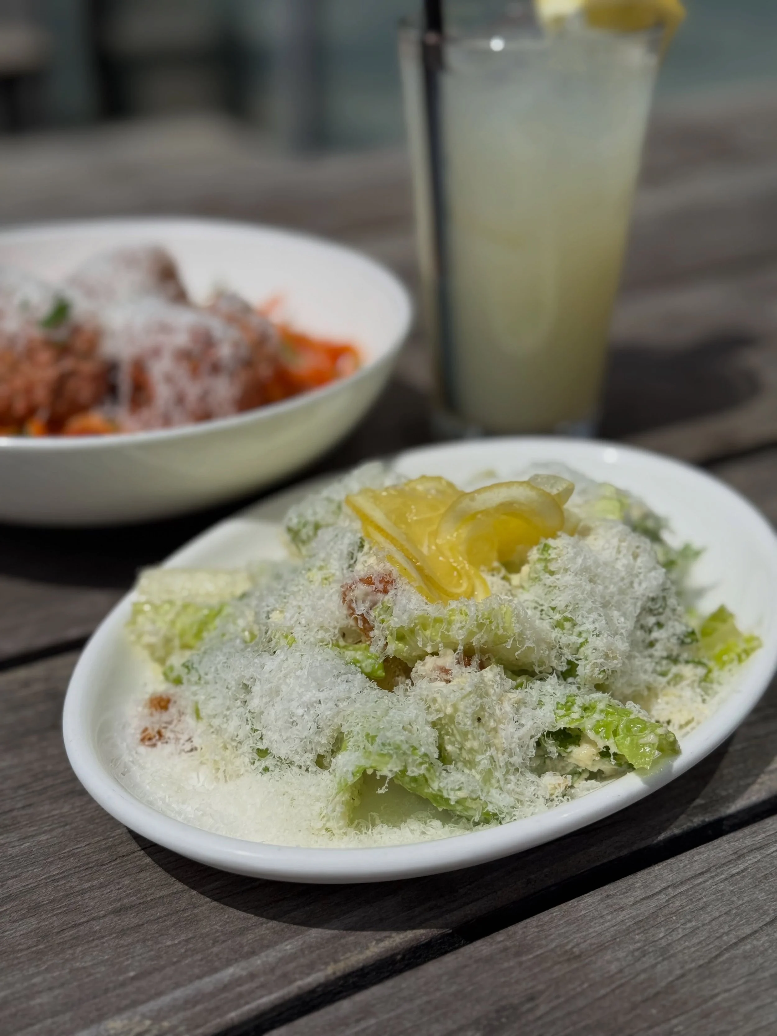 The perfect Caesar is waiting for you at @grassapdx! It&rsquo;s a great day for fresh greens with preserved lemon, and a mound of Parmesan! 🧀 ✨ We are open until 10pm tonight, so bring your appetite and your favorite pair of stretchy pants! 👖 
&bul