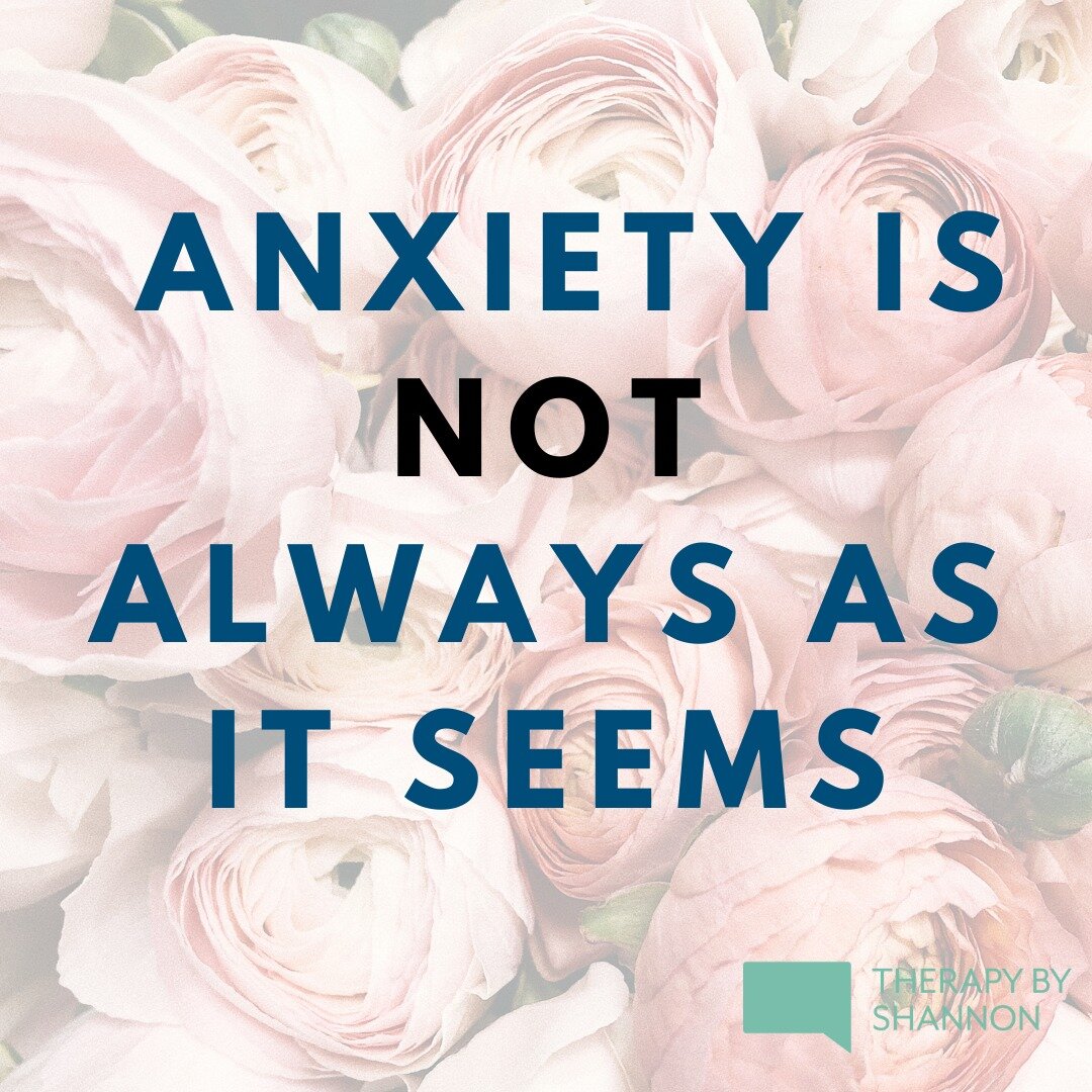 Anxiety has its sneaky ways of presenting and also hidden messages behind the sensations or thoughts we might connect with it. Read more in this blog - https://www.therapybyshannon.com/blog and take a moment to explore and get curious about your anxi