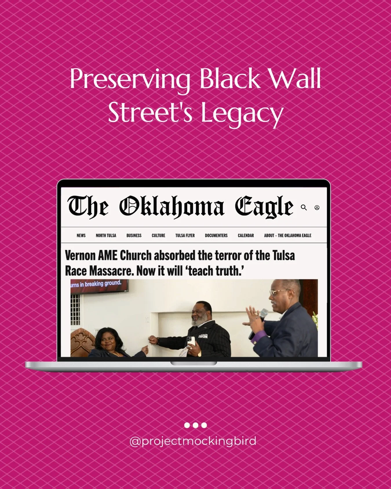 &ldquo;Now, the church that absorbed trauma will teach truth.&rdquo;
The Historic @vernonametulsa Church is the last standing Black-owned structure from the Black Wall Street era. When the 1921 Tulsa Race Massacre destroyed the community, the church&