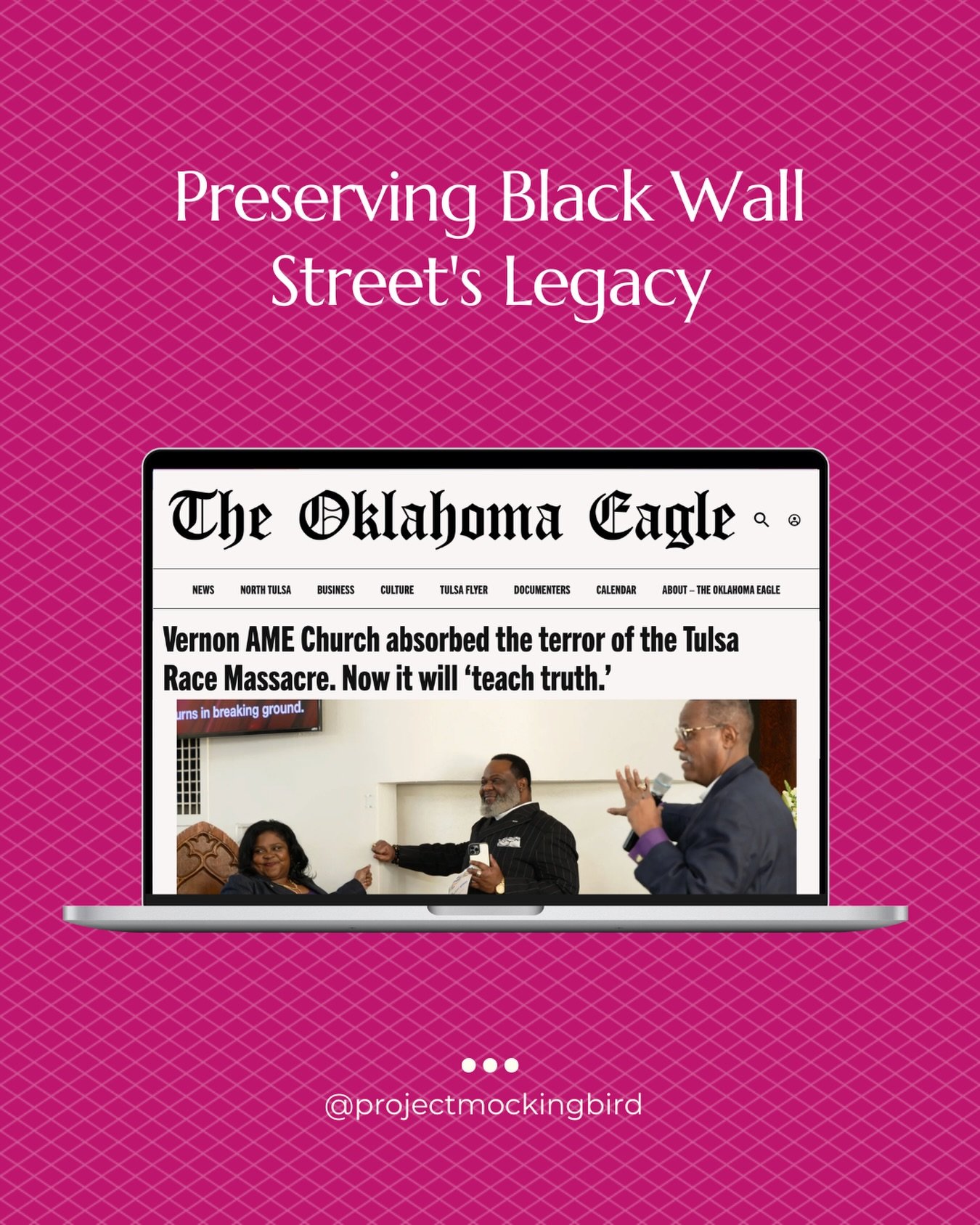 &ldquo;Now, the church that absorbed trauma will teach truth.&rdquo;
The Historic @vernonametulsa Church is the last standing Black-owned structure from the Black Wall Street era. When the 1921 Tulsa Race Massacre destroyed the community, the church&