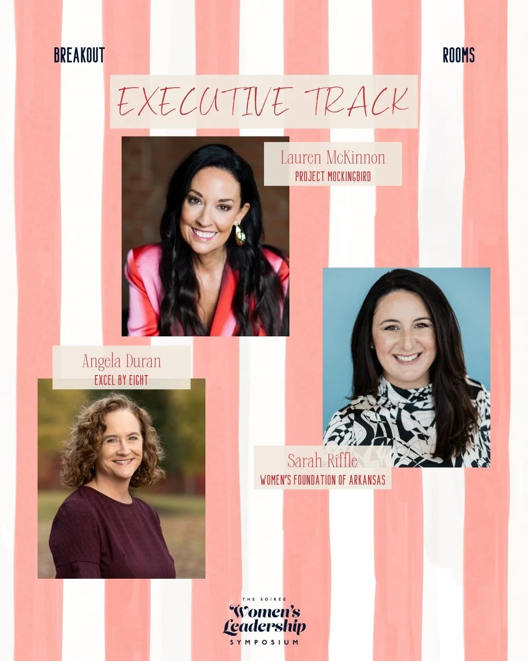 Some of our Mockingbirds are taking flight to Little Rock! ✨

On Friday, Lauren McKinnon, Susanne Brunner-Williams, and Jillian Bowman will be hitting the stage at the @soireewomenlead&rsquo;s Women&rsquo;s Leadership Symposium, leading impactful ses