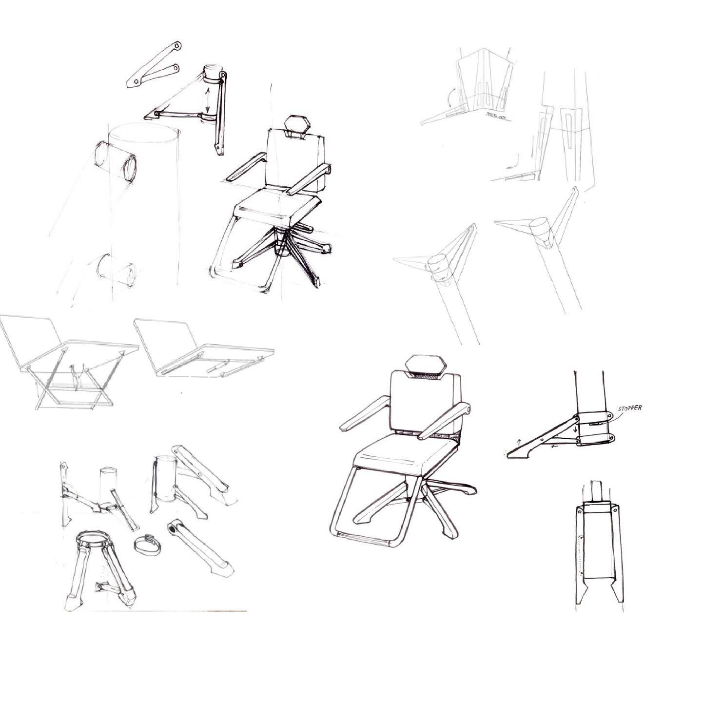 Phase 1 sketches of the rohver chair as two part assembly in the scissor lift and
tri-pod form.

PRE-ORDER NOW  www.nohmad.com 

🤔 Which sketch do you like best, scissor lift or tri-pod deployment?

r
o
h
v
e
r

#rohver #nohmad #makemoves
#mobilebar