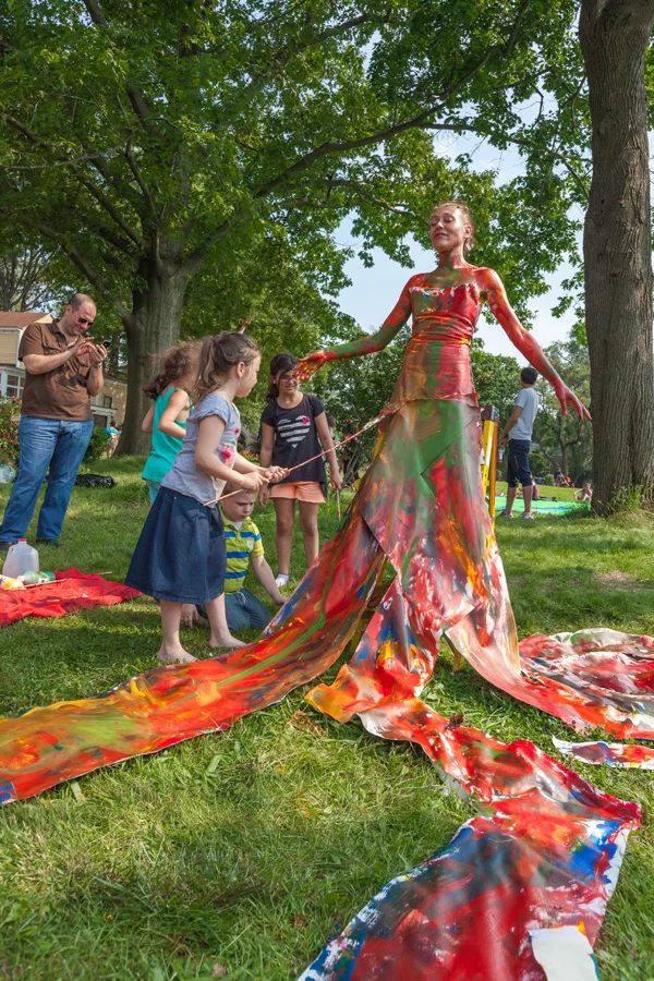 Figment, Performance and Installation, mixed media on canvas, 2012