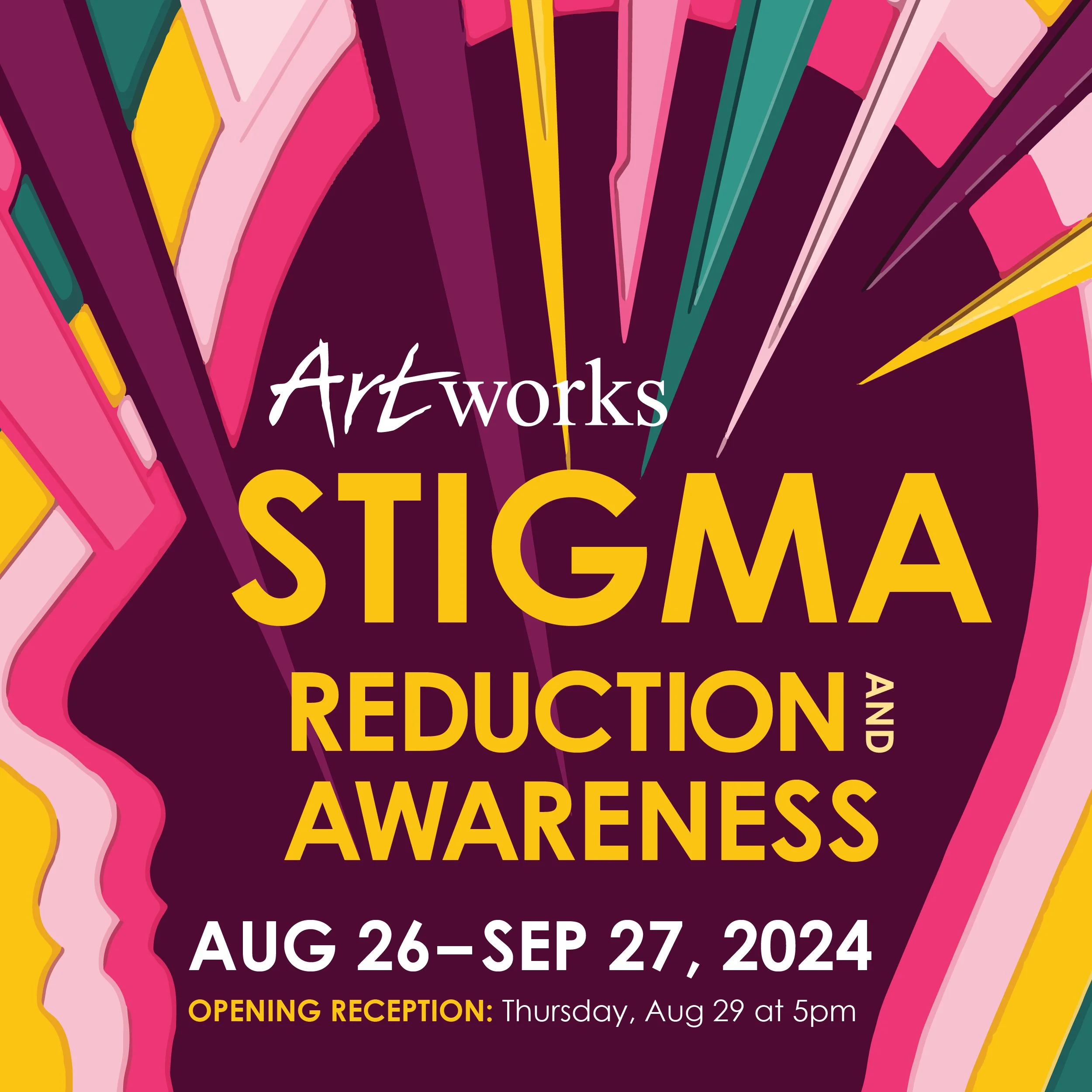Stigma Reduction and Awareness event poster from 2024