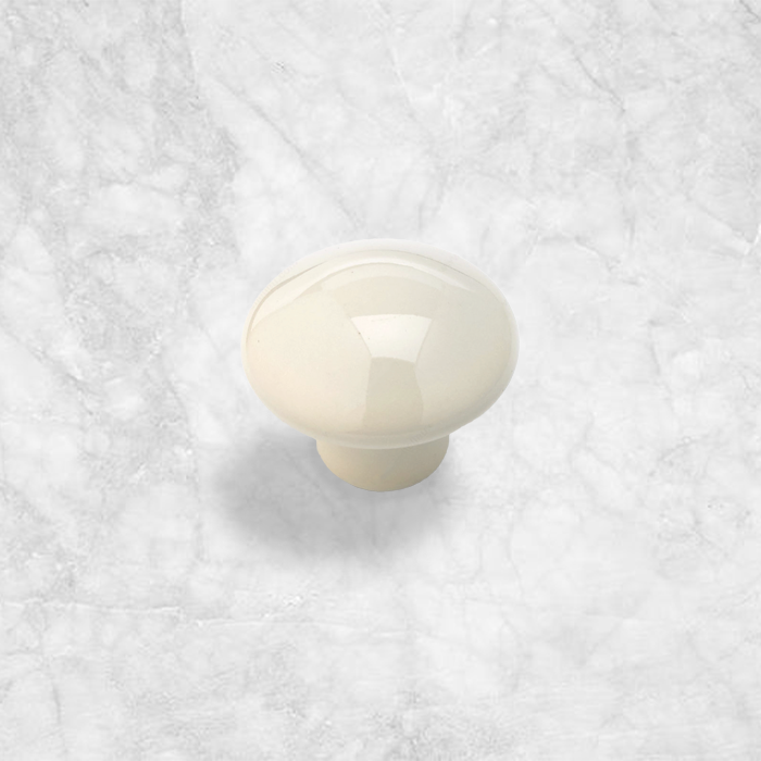 Eclectic Ceramic Knob - 3367 - Almond