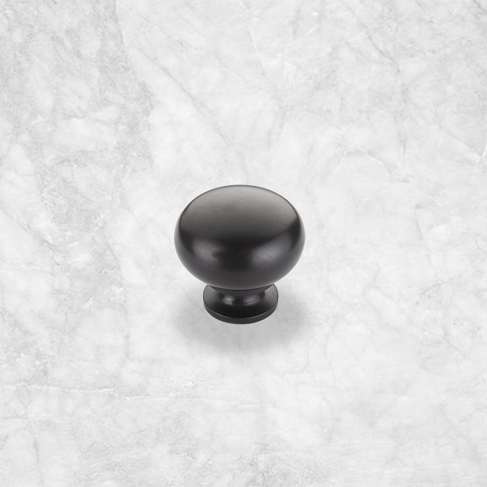 Modern Metal Knob - 5923 - Matte Black