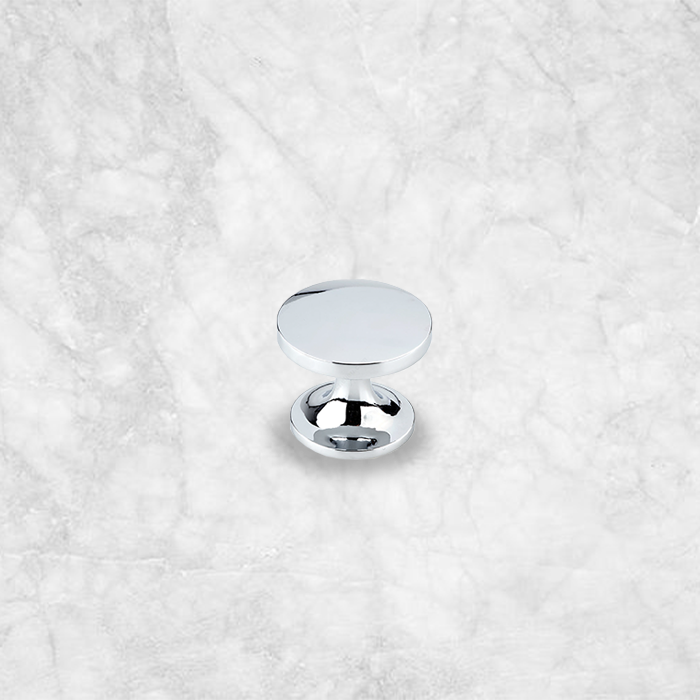 Modern Metal Knob - 2265 - Chrome