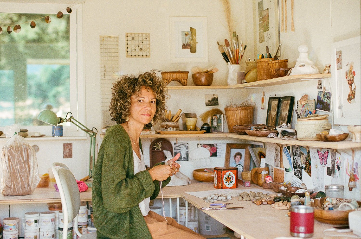 Documentary-style studio portrait emphasizing posture and expression