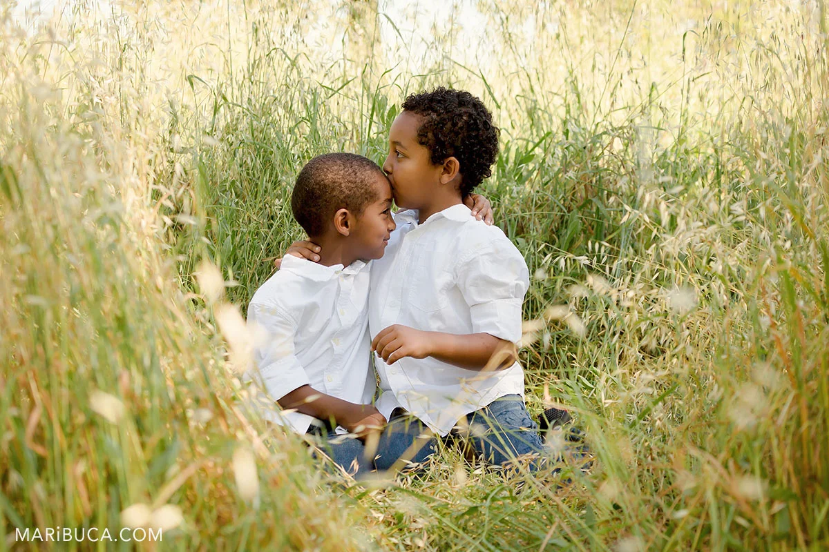 brothers show how their care about each other