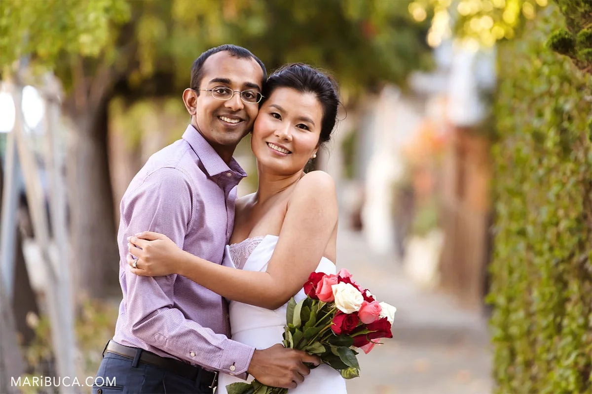 Engagement photo session but the couple looks like ready to be married today.