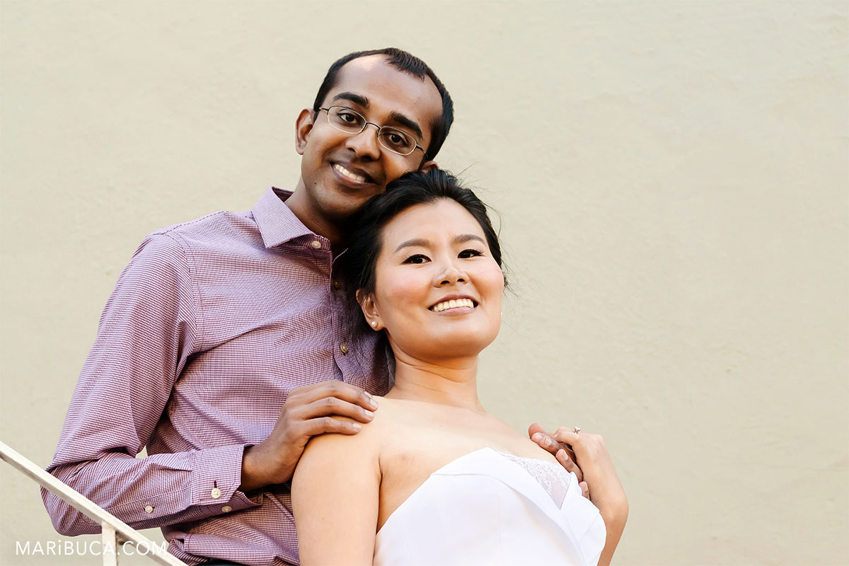 family portrait engagement photo session