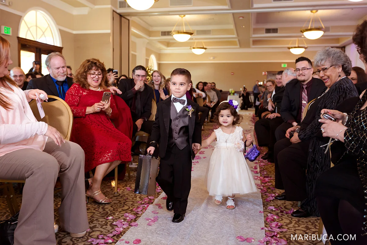 Adorable Flower Girl & Ring Bear Ideas in the Villa Ragusa