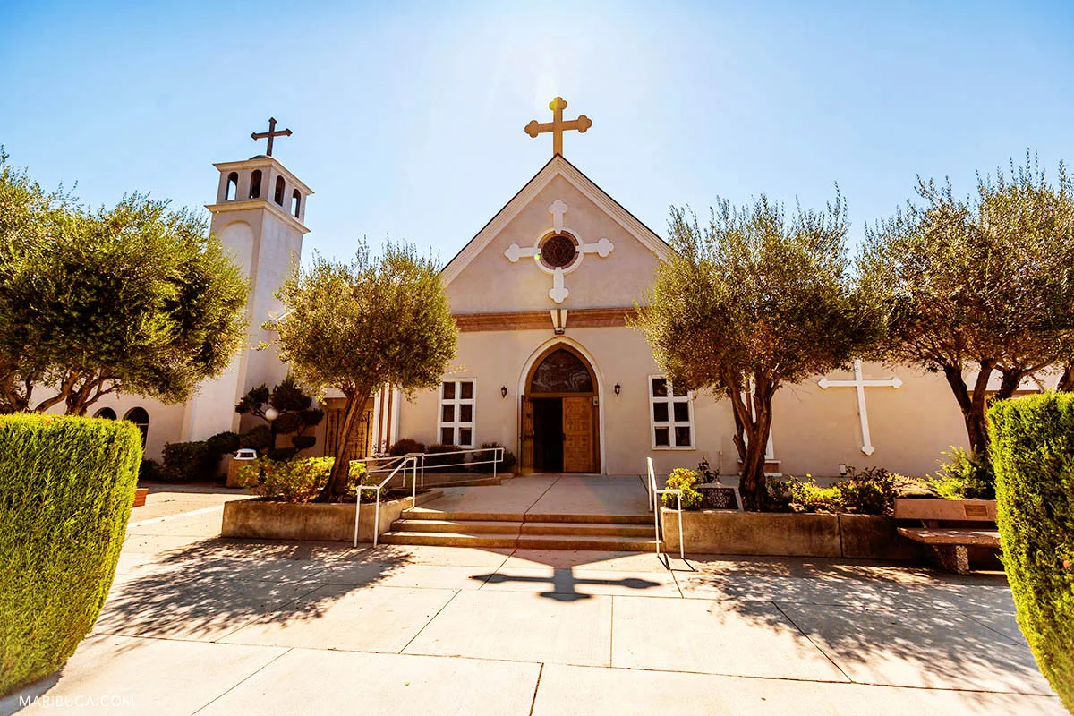 San Jose Greek Orthodox Christening in St Nicholas church baptism