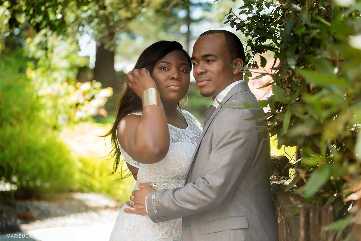One year Anniversary wedding where couple celebrate in the Hayward Japanese Garden.
