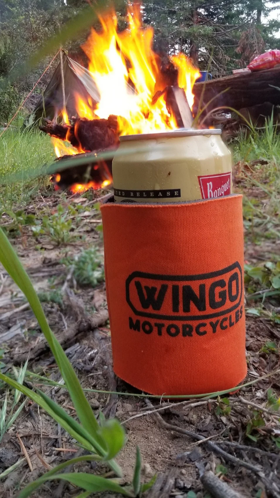 Orange Beer Koozie