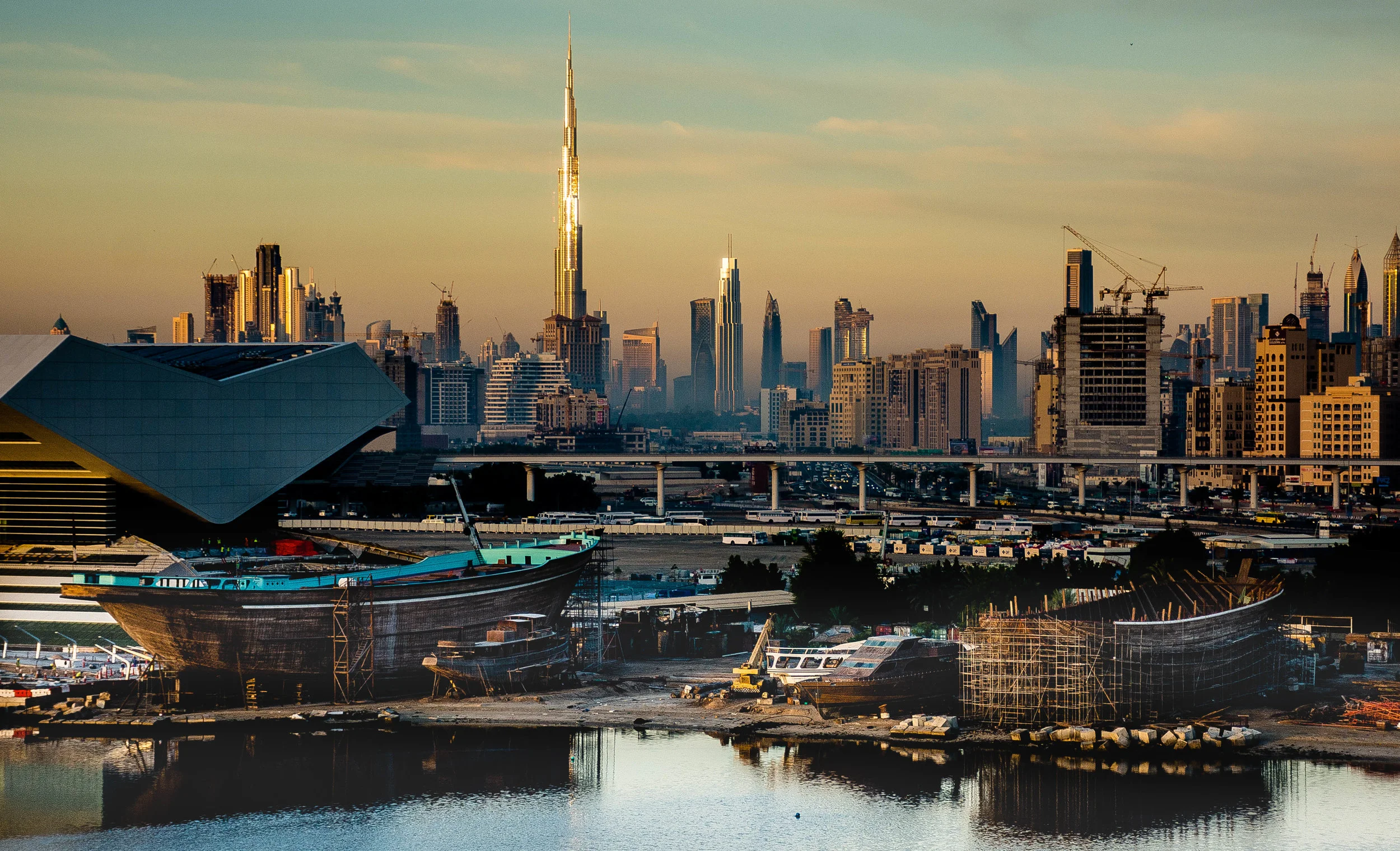  Dubai Skyline from Festival City 