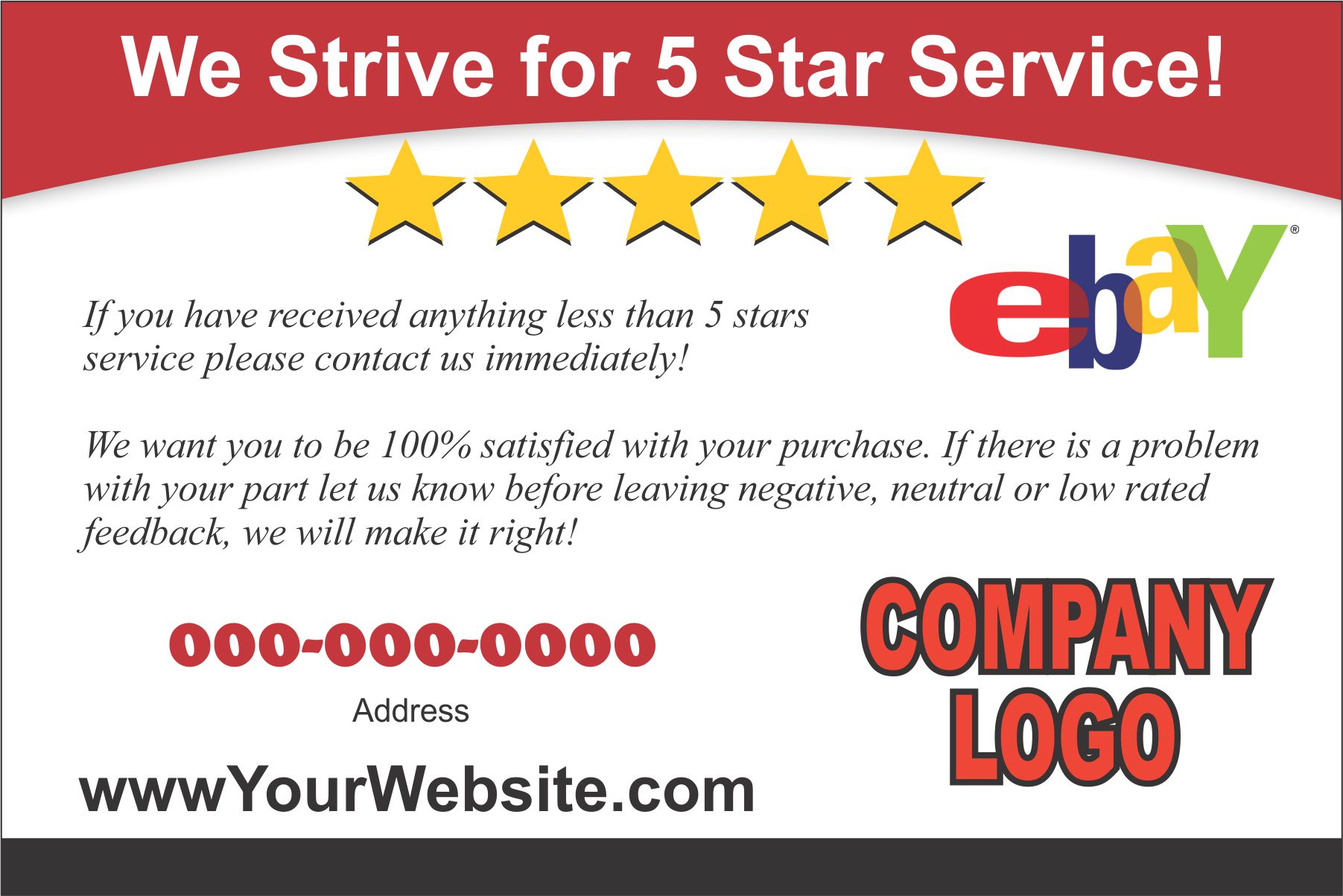 Rate Card - eBay