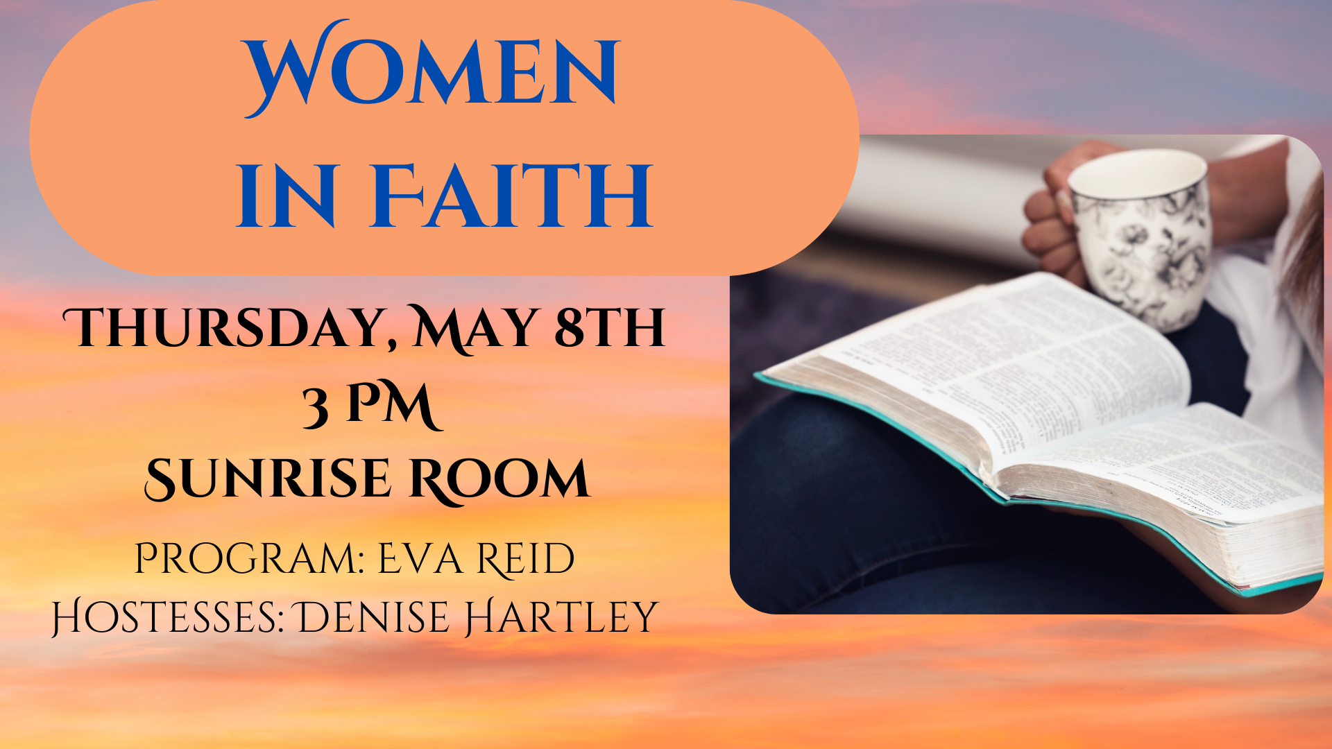 Next Meeting of Women in Faith 
