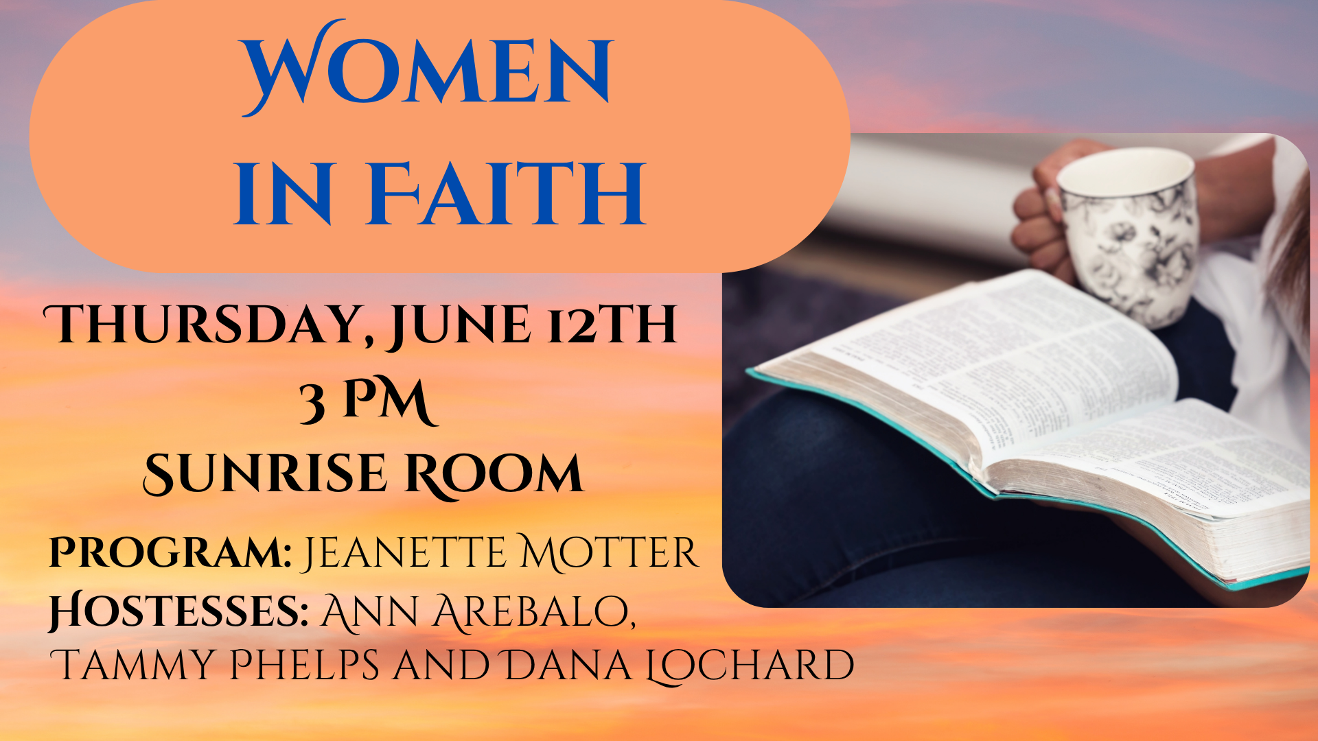 Meeting: Women in Faith