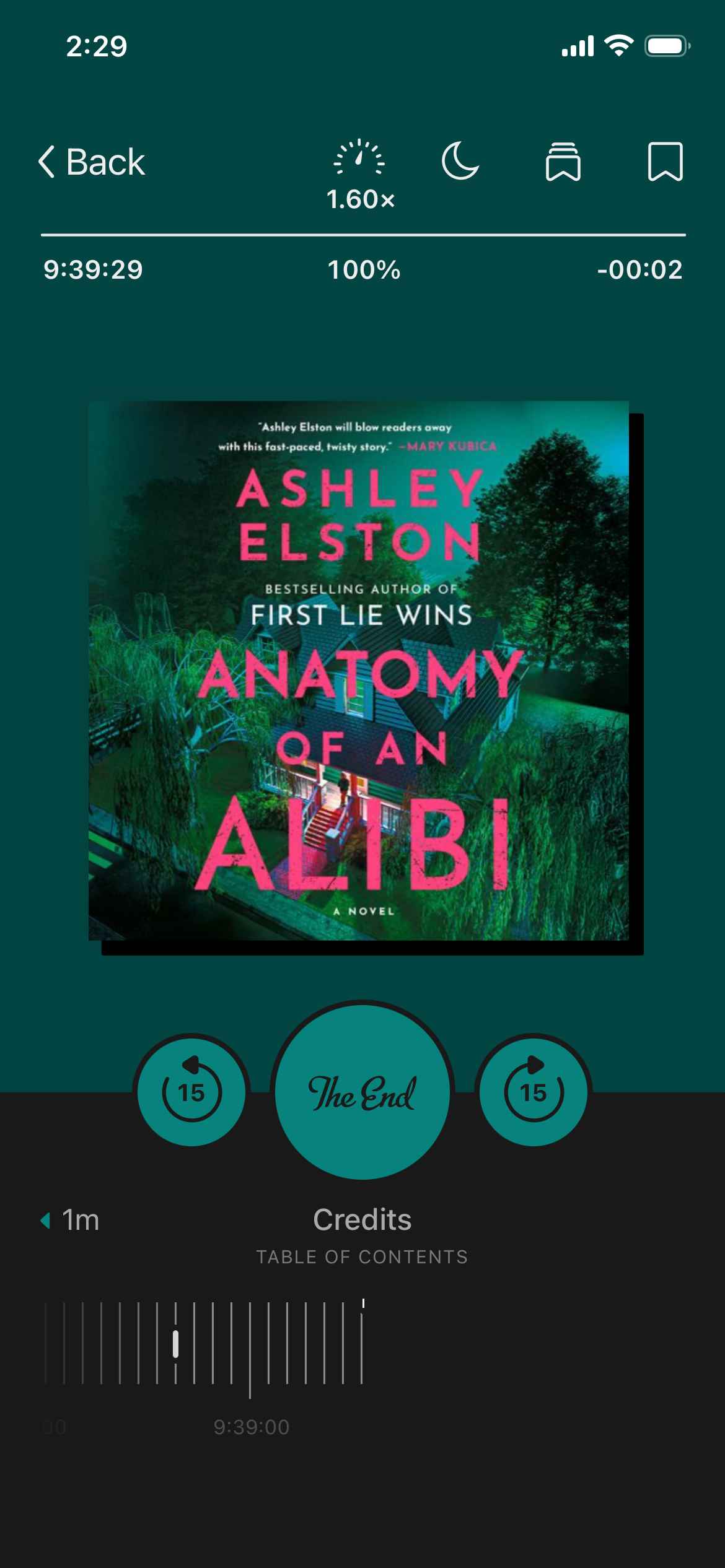 Anatomy of an Alibi by Ashley Elston