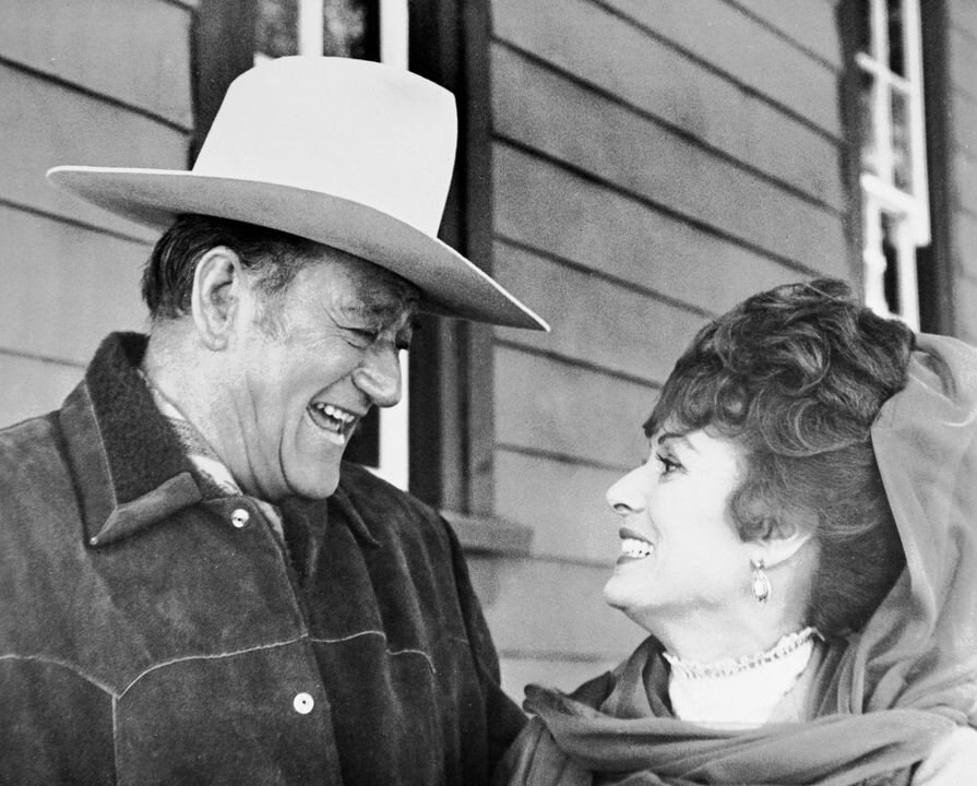 John Wayne and Maureen O’Hara in Big Jake.