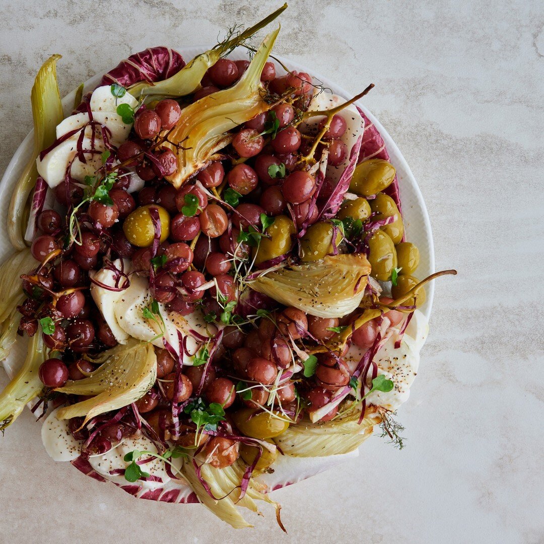 Every once in a while I like to pretend I&rsquo;m a gourmet chef in France by roasting grapes. 🍇

It&rsquo;s such a simple way to bring visual and flavorful interest to a dish. The grapes get all blistered and caramelized on the outside while the in