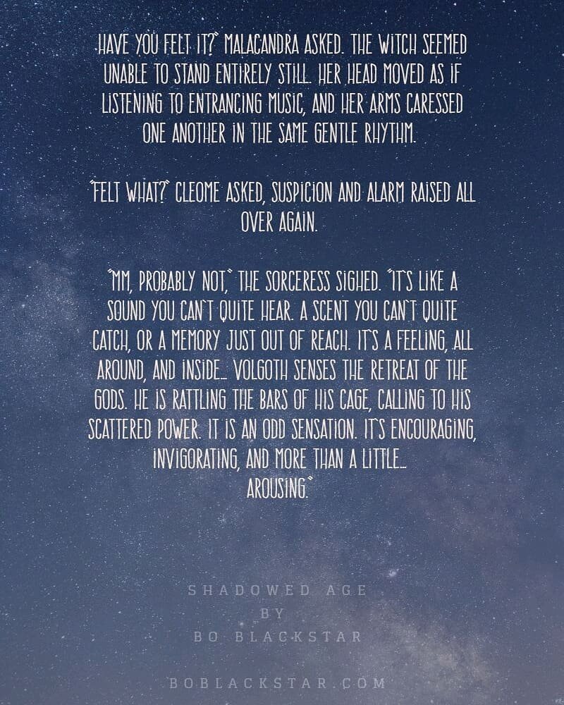 The titular heroine's first warning about the ominous state of the world.

Read &quot;Shadowed Age; The Heroine, Volume 1,&quot; available now from various retailers! Find links here: https://BoBlackstar.com/Shadowed-Age

#fantasy #erotica #adventure