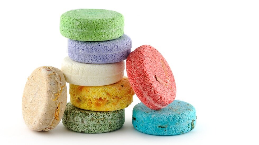 Lush shampoo bars