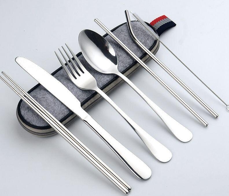 Stainless cutlery kit