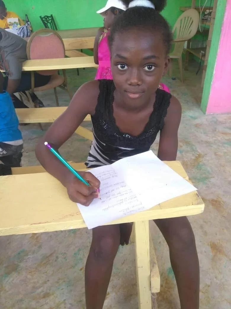  This child’s education was paid for by Hope Sewn’s sponsorship program 