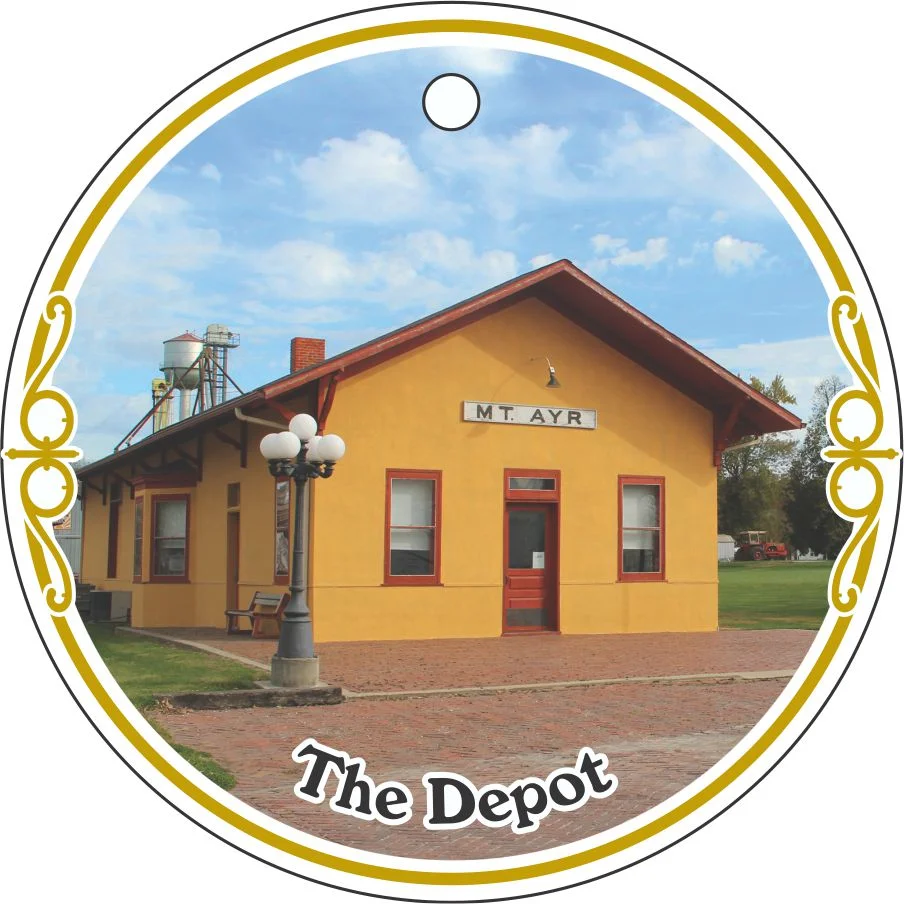 Mount Ayr Iowa Depot ornament