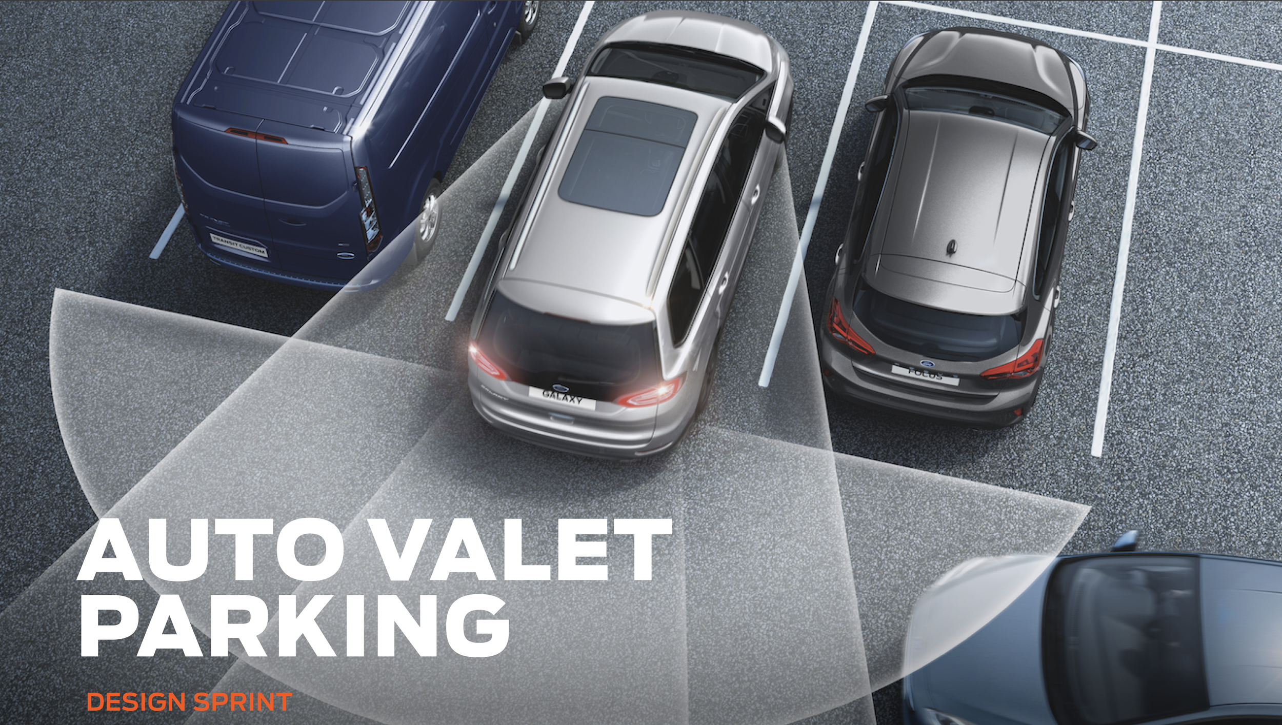 4 week design sprint exploring an Auto Valet Parking experience